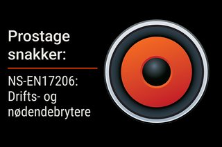 NS-EN17206 Drifts- og nødendebrytere